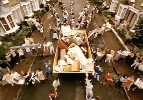 Ikea's 1996 ad campaign "Chuck out your chintz"