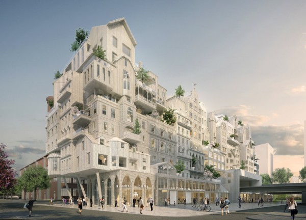Immeuble Village by Périphériques in Paris, France