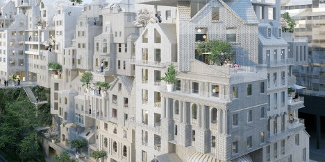 Immeuble Village by Périphériques in Paris, France