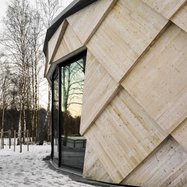 Tengbom’s completes pine cone-inspired trail centre in a Swedish nature reserve