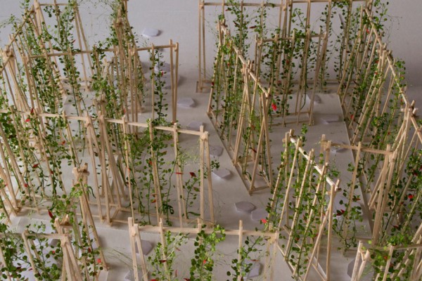 Installation for the International Garden Festival in Quebec