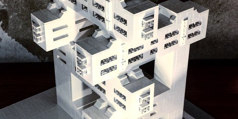 Arndt Schlaudraff recreates Brutalist buildings in Lego for Instagram