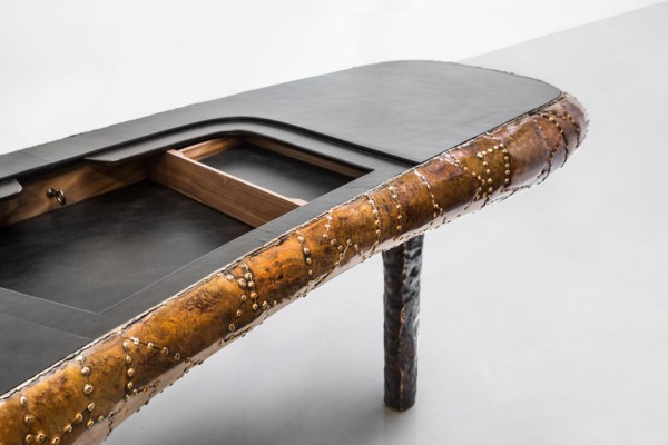 Maarten Baas exhibits Carapace collection at Carpenters Workshop Gallery