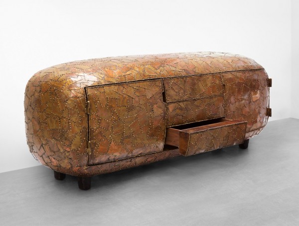 Maarten Baas exhibits Carapace collection at Carpenters Workshop Gallery