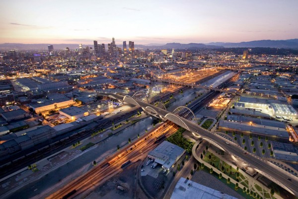 Ribbon of Light bridge by Michael Maltzan