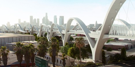 Ribbon of Light bridge by Michael Maltzan