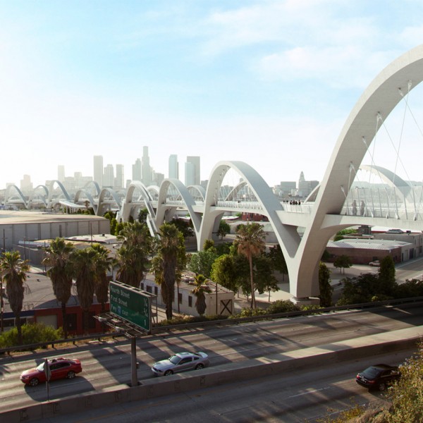 Ribbon of Light bridge by Michael Maltzan