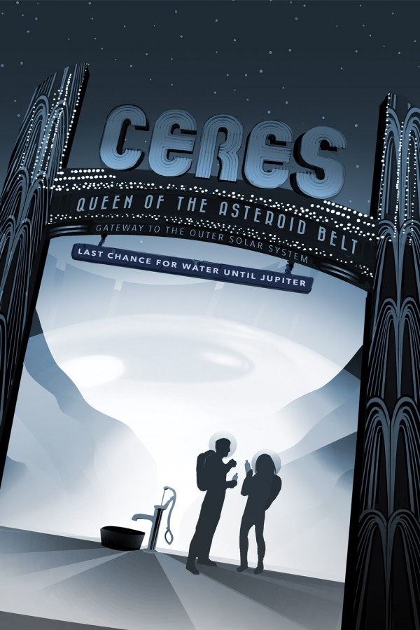 NASA space travel posters