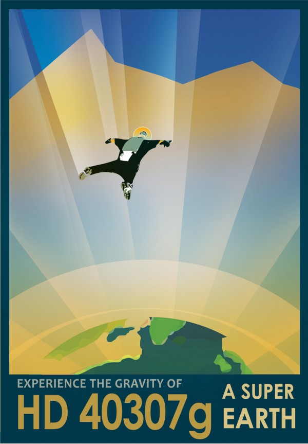 NASA space travel posters