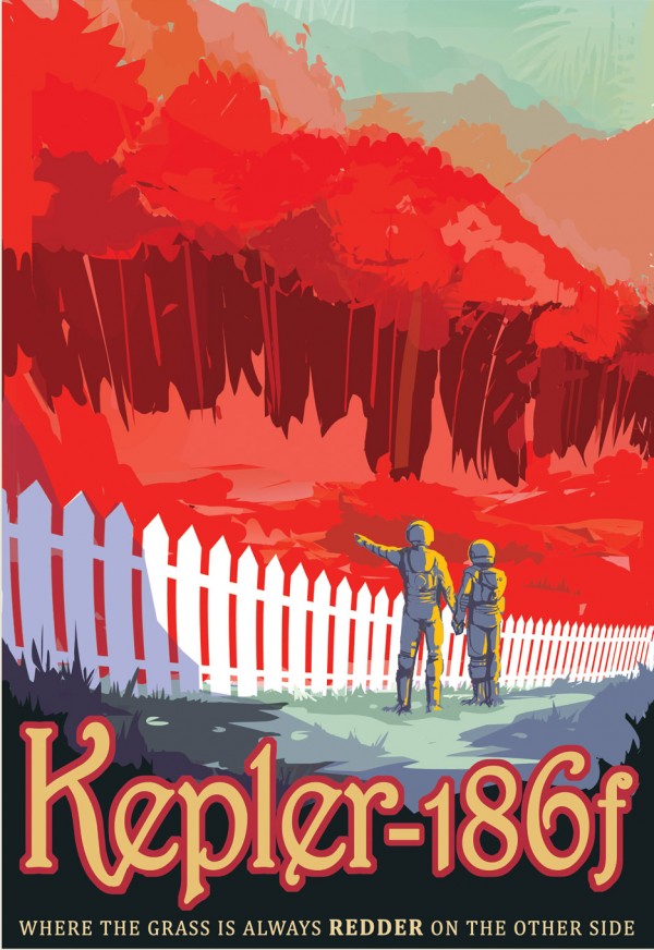 NASA space travel posters