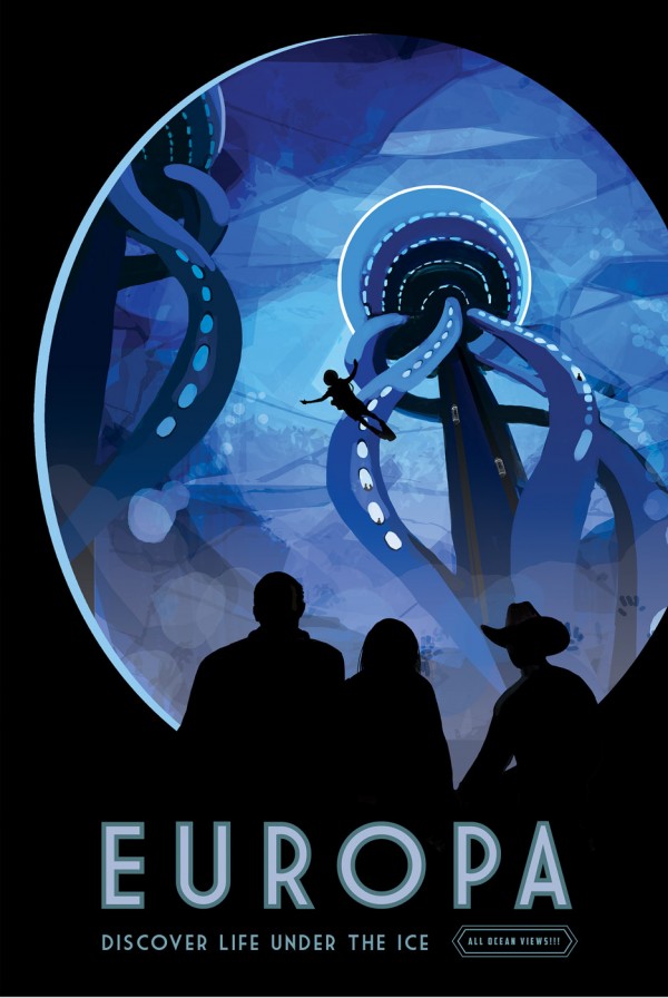 NASA space travel posters