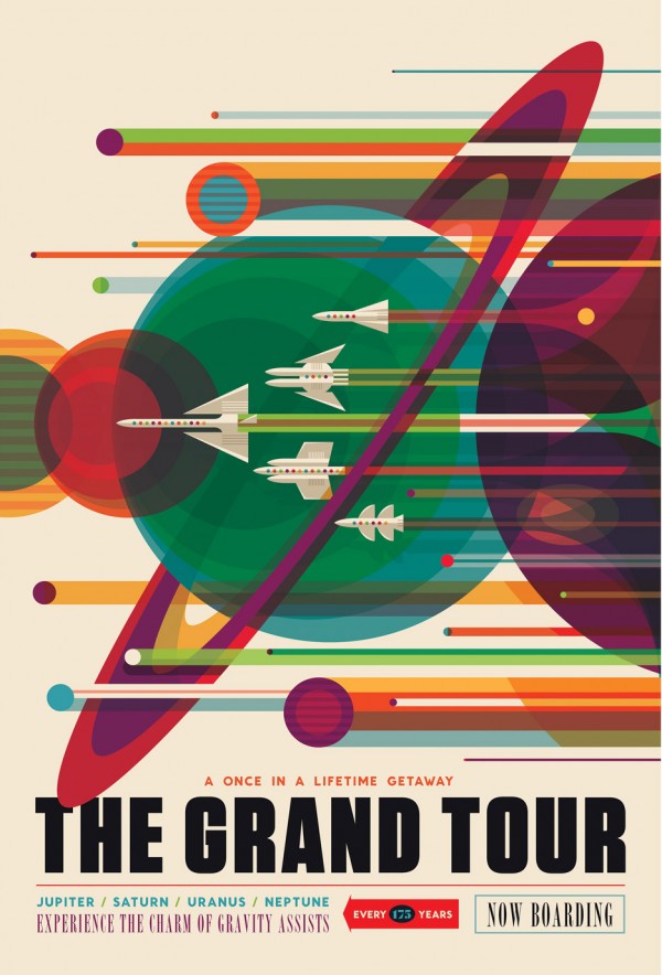 NASA space travel posters