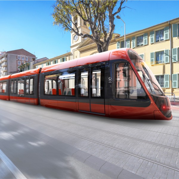 Nice tramway by Ora ïto and Alstom