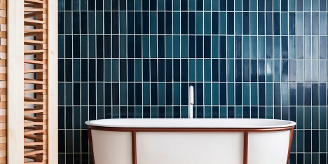 Patricia Urquiola's Cuna and Larian bathtubs for Agape
