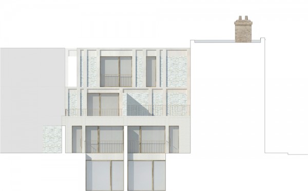 Proposed rear elevation