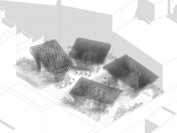 University of Tokyo students and Kengo Kuma have developed a 3D-printing pen that can create architectural structures