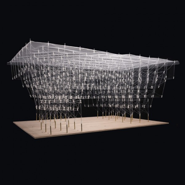 University of Tokyo students and Kengo Kuma have developed a 3D-printing pen that can create architectural structures