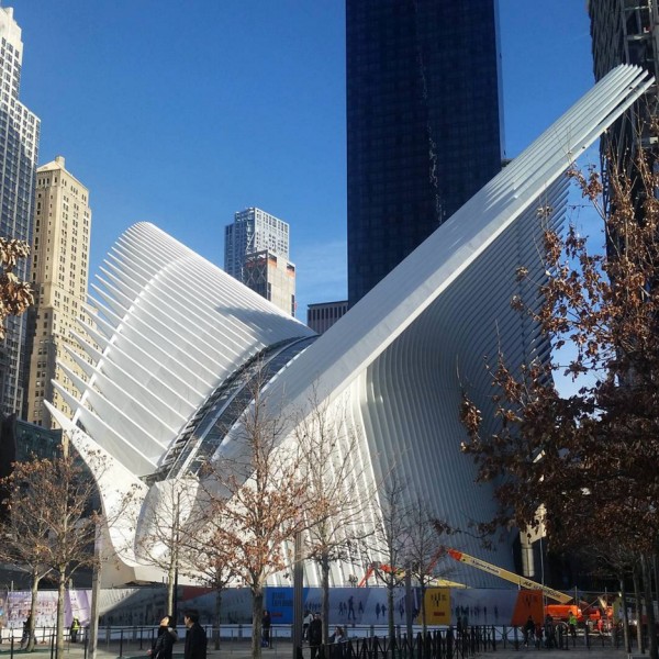The World Trade Center Transportation Hub by Santiago Calatrava