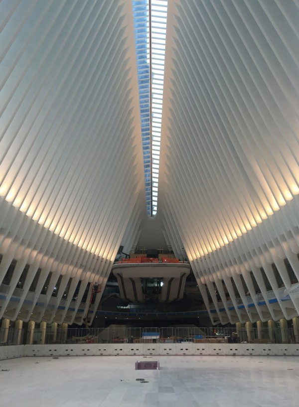 The World Trade Center Transportation Hub by Santiago Calatrava