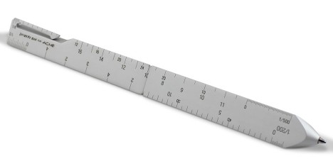 Scale pen designed by Shigeru Ban