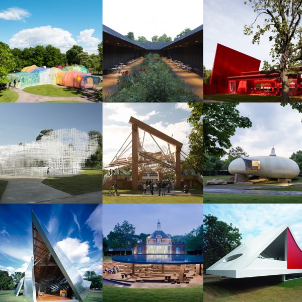 Every Serpentine Gallery Pavilion features on Dezeen's updated Pinterest board