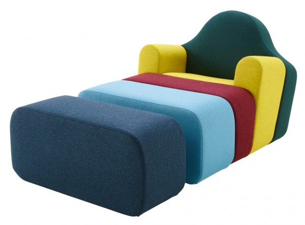 Slice chair by Pierre Charpin for Cinna