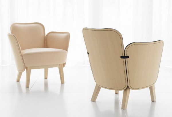 Sofa and armchair by Farg & Blanche for Gärsnäs