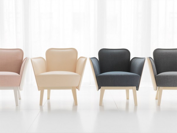 Sofa and armchair by Farg & Blanche for Gärsnäs
