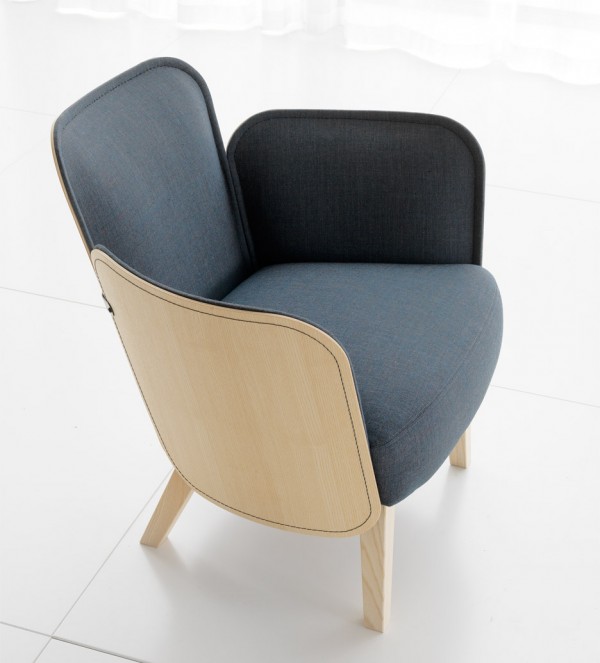 Sofa and armchair by Farg & Blanche for Gärsnäs
