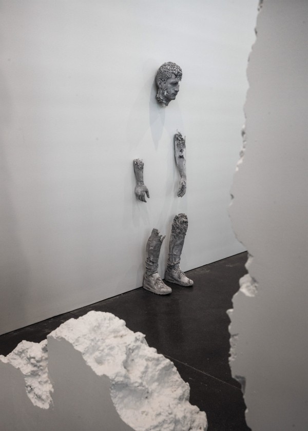 The Future Was Then exhibition by Daniel Arsham at the SCAD Museum of Art in Savannah, Georgia, USA
