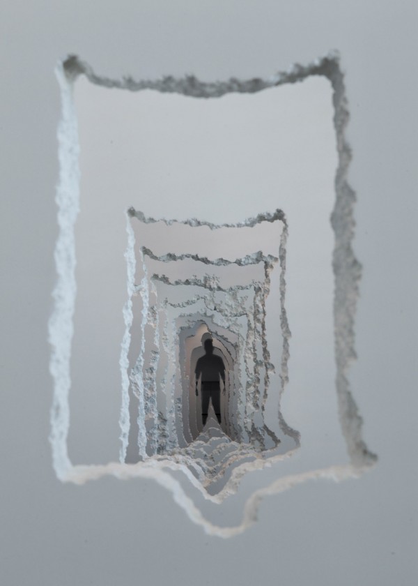 The Future Was Then exhibition by Daniel Arsham at the SCAD Museum of Art in Savannah, Georgia, USA