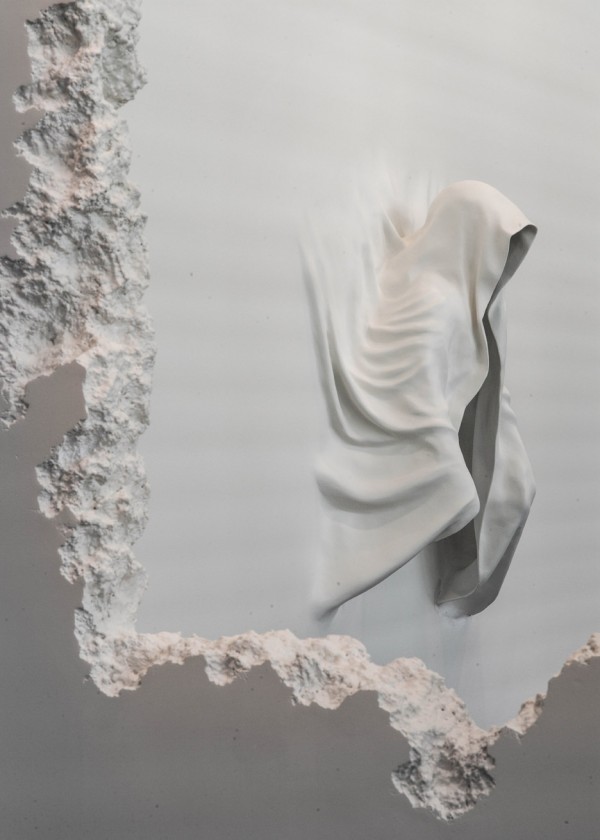 The Future Was Then exhibition by Daniel Arsham at the SCAD Museum of Art in Savannah, Georgia, USA