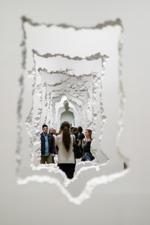 The Future Was Then exhibition by Daniel Arsham at the SCAD Museum of Art in Savannah, Georgia, USA