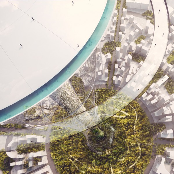 The Mile observation tower by Carlo Ratti