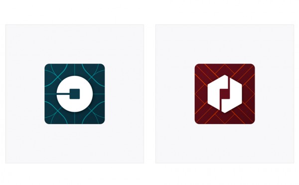 Uber's new logos