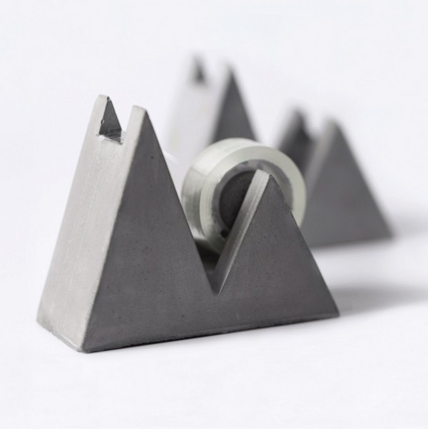 Concrete stationery by Umndesign