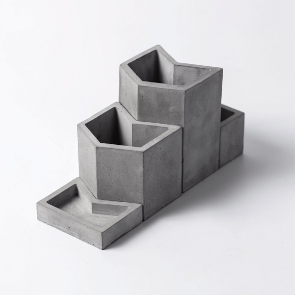 Concrete stationery by Umndesign