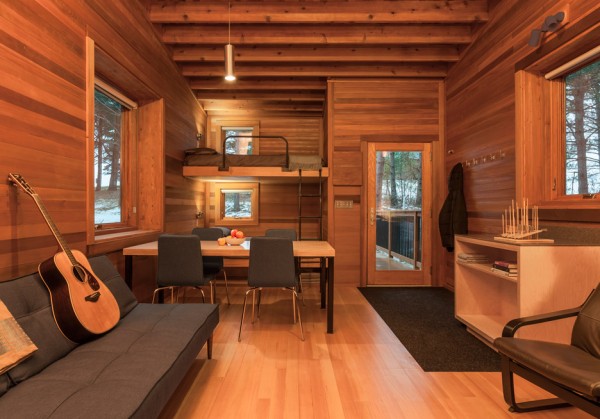 Whitewail Woods cabins by HGA