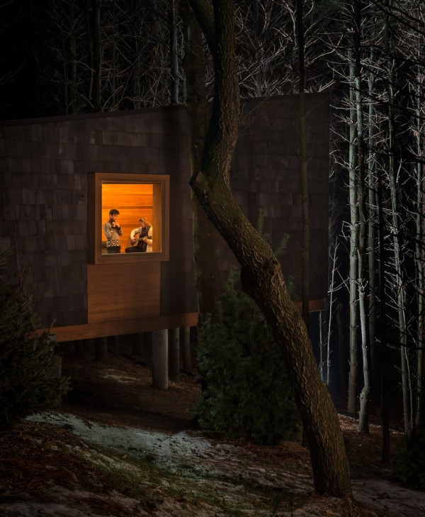 Whitewail Woods cabins by HGA