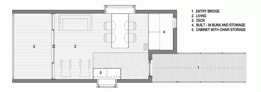 Whitewail Woods cabins by HGA