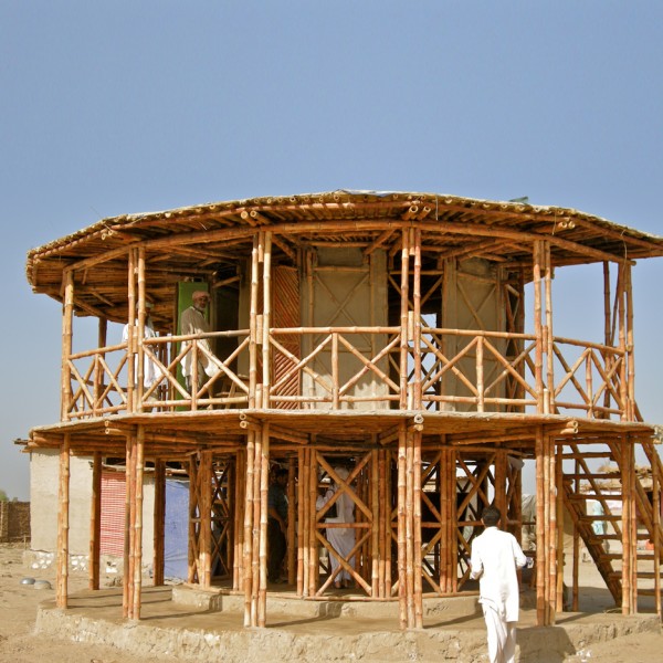 The Women's Centre, Darya Khan, Pakistan, designed by Yasmeen Lari in 2011