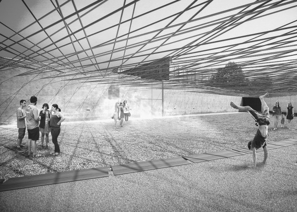 Cloud of ropes by Escobedo Soliz Studio
