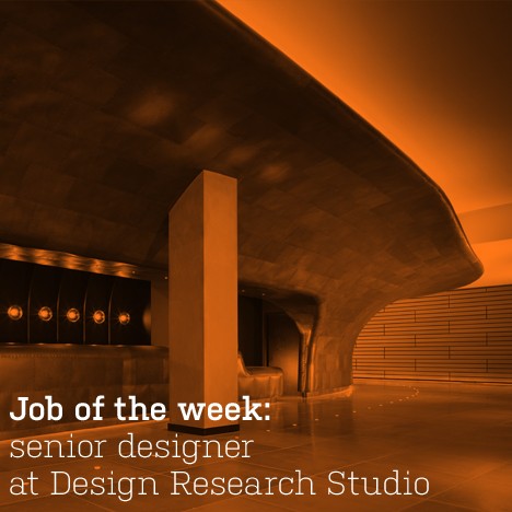 Job of the week: senior designer at Design Research Studio