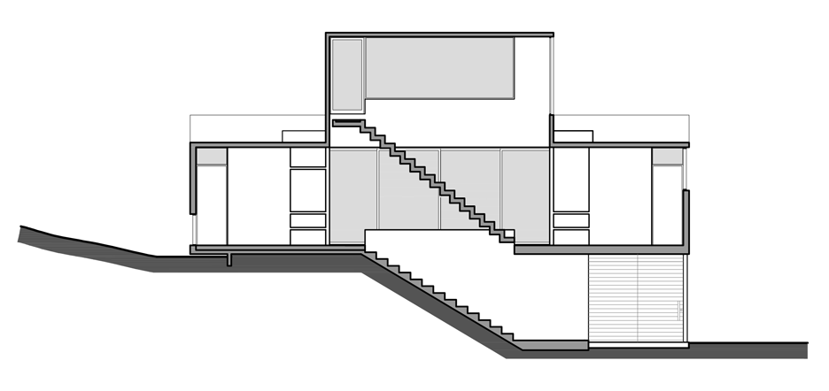 Section two of L4 House by Luciano Kruk Arquitectos in Costa Esmeralda, Argentina