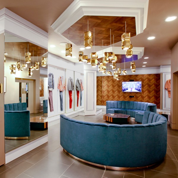 The personal shopping suite in Topman's flagship London store is an example of one of Broom's retail interior projects