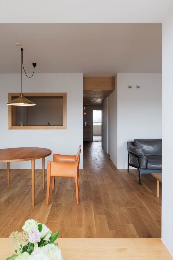 Apartment interior in Machiya by Yumiko Miki Architects