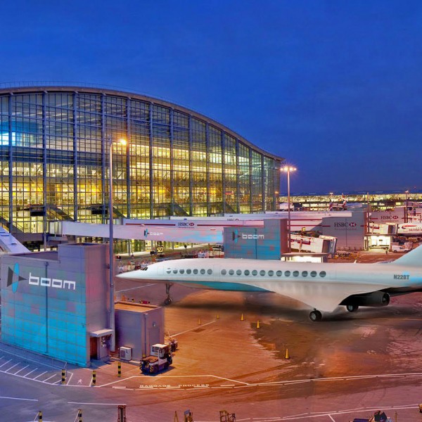 Boom supersonic plane