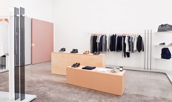 interior of brook&lyn everlane showroom
