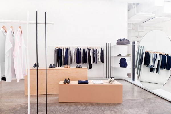 interior of brook&lyn everlane showroom