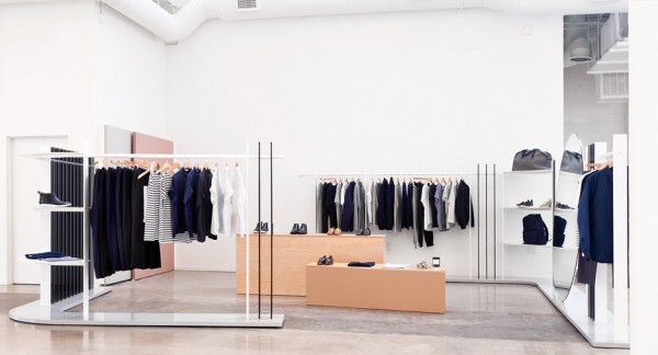 interior of brook&lyn everlane showroom